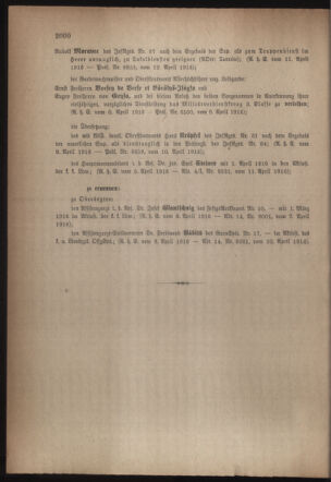 Kaiserlich-königliches Armee-Verordnungsblatt: Personal-Angelegenheiten 19160415 Seite: 26