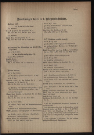 Kaiserlich-königliches Armee-Verordnungsblatt: Personal-Angelegenheiten 19160415 Seite: 27