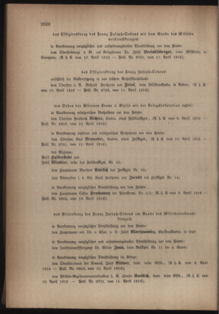 Kaiserlich-königliches Armee-Verordnungsblatt: Personal-Angelegenheiten 19160417 Seite: 2