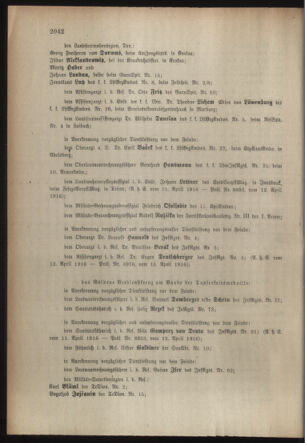 Kaiserlich-königliches Armee-Verordnungsblatt: Personal-Angelegenheiten 19160419 Seite: 8