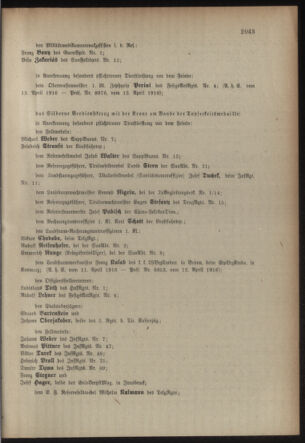 Kaiserlich-königliches Armee-Verordnungsblatt: Personal-Angelegenheiten 19160419 Seite: 9