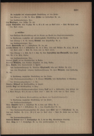 Kaiserlich-königliches Armee-Verordnungsblatt: Personal-Angelegenheiten 19160422 Seite: 7