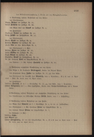 Kaiserlich-königliches Armee-Verordnungsblatt: Personal-Angelegenheiten 19160429 Seite: 3