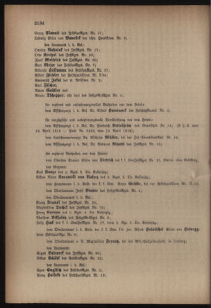 Kaiserlich-königliches Armee-Verordnungsblatt: Personal-Angelegenheiten 19160429 Seite: 8