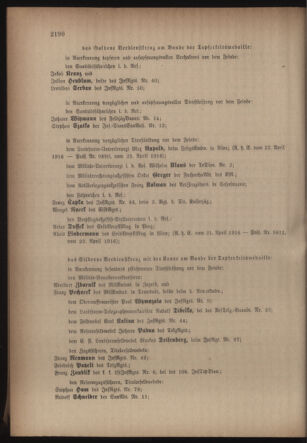 Kaiserlich-königliches Armee-Verordnungsblatt: Personal-Angelegenheiten 19160501 Seite: 10