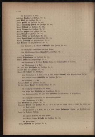 Kaiserlich-königliches Armee-Verordnungsblatt: Personal-Angelegenheiten 19160501 Seite: 6