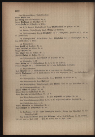 Kaiserlich-königliches Armee-Verordnungsblatt: Personal-Angelegenheiten 19160502 Seite: 14