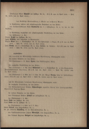 Kaiserlich-königliches Armee-Verordnungsblatt: Personal-Angelegenheiten 19160502 Seite: 3