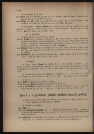 Kaiserlich-königliches Armee-Verordnungsblatt: Personal-Angelegenheiten 19160506 Seite: 4