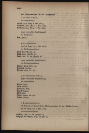 Kaiserlich-königliches Armee-Verordnungsblatt: Personal-Angelegenheiten 19160508 Seite: 138