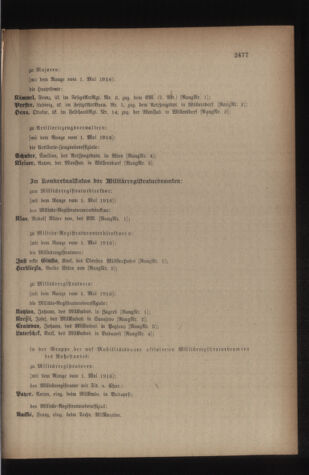 Kaiserlich-königliches Armee-Verordnungsblatt: Personal-Angelegenheiten 19160508 Seite: 157