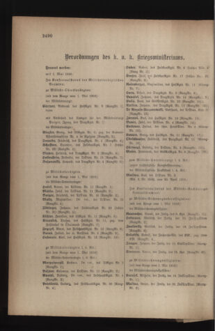 Kaiserlich-königliches Armee-Verordnungsblatt: Personal-Angelegenheiten 19160508 Seite: 170