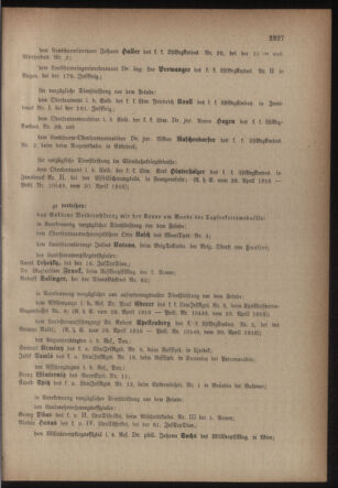 Kaiserlich-königliches Armee-Verordnungsblatt: Personal-Angelegenheiten 19160508 Seite: 7