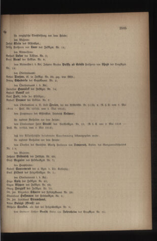 Kaiserlich-königliches Armee-Verordnungsblatt: Personal-Angelegenheiten 19160510 Seite: 5