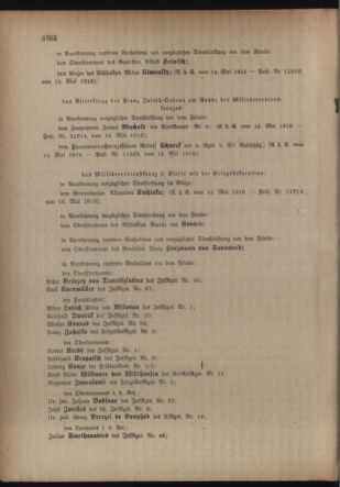 Kaiserlich-königliches Armee-Verordnungsblatt: Personal-Angelegenheiten 19160522 Seite: 2