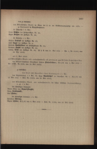 Kaiserlich-königliches Armee-Verordnungsblatt: Personal-Angelegenheiten 19160527 Seite: 35