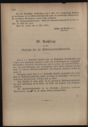 Kaiserlich-königliches Armee-Verordnungsblatt: Personal-Angelegenheiten 19160530 Seite: 2