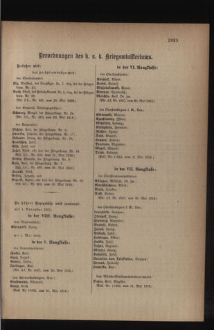 Kaiserlich-königliches Armee-Verordnungsblatt: Personal-Angelegenheiten 19160603 Seite: 31