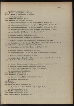 Kaiserlich-königliches Armee-Verordnungsblatt: Personal-Angelegenheiten 19160622 Seite: 11