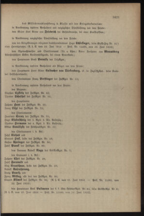 Kaiserlich-königliches Armee-Verordnungsblatt: Personal-Angelegenheiten 19160701 Seite: 3