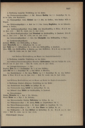 Kaiserlich-königliches Armee-Verordnungsblatt: Personal-Angelegenheiten 19160701 Seite: 9