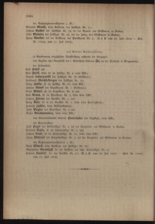 Kaiserlich-königliches Armee-Verordnungsblatt: Personal-Angelegenheiten 19160722 Seite: 20