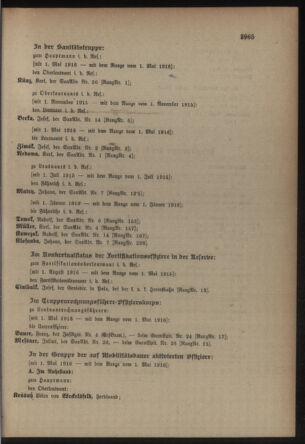 Kaiserlich-königliches Armee-Verordnungsblatt: Personal-Angelegenheiten 19160805 Seite: 71