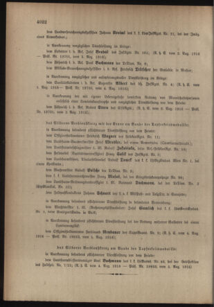 Kaiserlich-königliches Armee-Verordnungsblatt: Personal-Angelegenheiten 19160812 Seite: 14