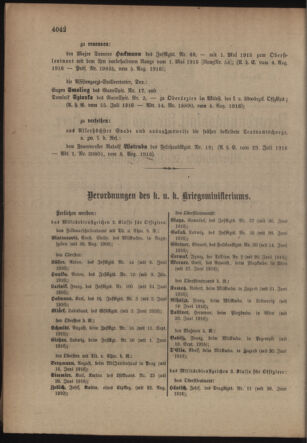 Kaiserlich-königliches Armee-Verordnungsblatt: Personal-Angelegenheiten 19160812 Seite: 34