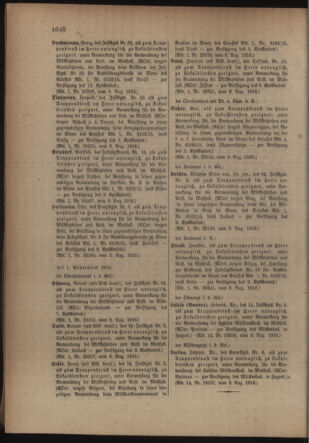 Kaiserlich-königliches Armee-Verordnungsblatt: Personal-Angelegenheiten 19160812 Seite: 40