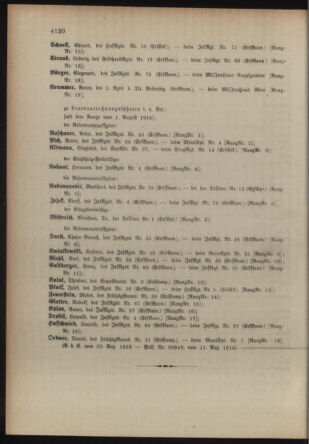 Kaiserlich-königliches Armee-Verordnungsblatt: Personal-Angelegenheiten 19160814 Seite: 70