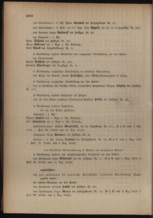 Kaiserlich-königliches Armee-Verordnungsblatt: Personal-Angelegenheiten 19160821 Seite: 4