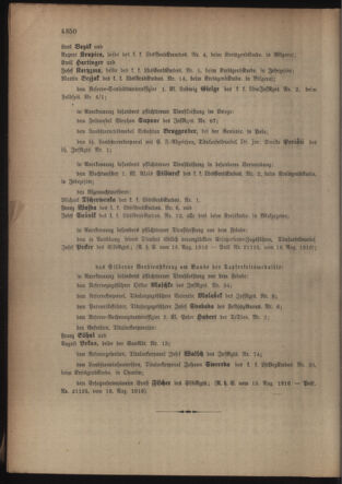 Kaiserlich-königliches Armee-Verordnungsblatt: Personal-Angelegenheiten 19160826 Seite: 16