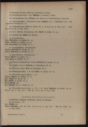 Kaiserlich-königliches Armee-Verordnungsblatt: Personal-Angelegenheiten 19160829 Seite: 17