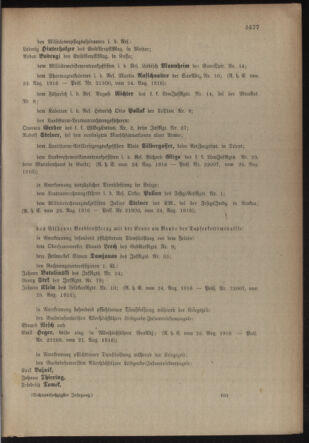 Kaiserlich-königliches Armee-Verordnungsblatt: Personal-Angelegenheiten 19160831 Seite: 17