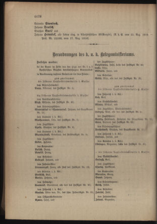 Kaiserlich-königliches Armee-Verordnungsblatt: Personal-Angelegenheiten 19160831 Seite: 18