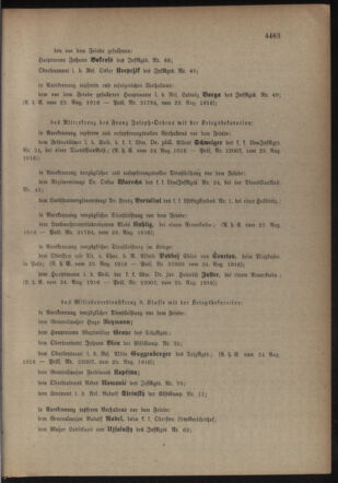 Kaiserlich-königliches Armee-Verordnungsblatt: Personal-Angelegenheiten 19160831 Seite: 3