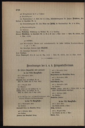 Kaiserlich-königliches Armee-Verordnungsblatt: Personal-Angelegenheiten 19160916 Seite: 40