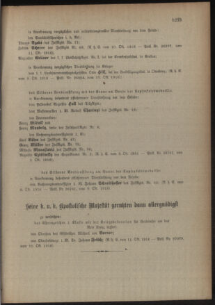 Kaiserlich-königliches Armee-Verordnungsblatt: Personal-Angelegenheiten 19161016 Seite: 13