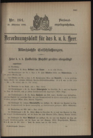 Kaiserlich-königliches Armee-Verordnungsblatt: Personal-Angelegenheiten 19161028 Seite: 29