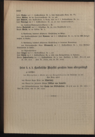 Kaiserlich-königliches Armee-Verordnungsblatt: Personal-Angelegenheiten 19161102 Seite: 18