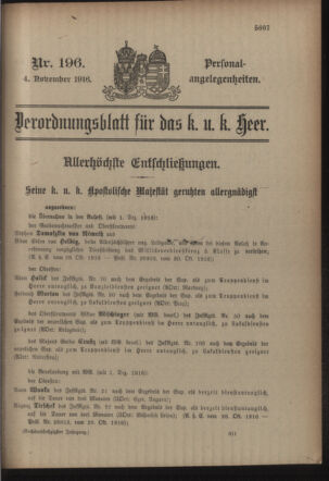 Kaiserlich-königliches Armee-Verordnungsblatt: Personal-Angelegenheiten 19161104 Seite: 35