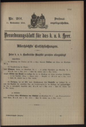 Kaiserlich-königliches Armee-Verordnungsblatt: Personal-Angelegenheiten 19161111 Seite: 37