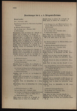 Kaiserlich-königliches Armee-Verordnungsblatt: Personal-Angelegenheiten 19161113 Seite: 146