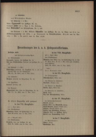 Kaiserlich-königliches Armee-Verordnungsblatt: Personal-Angelegenheiten 19161118 Seite: 37