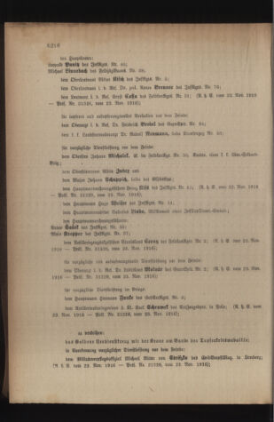 Kaiserlich-königliches Armee-Verordnungsblatt: Personal-Angelegenheiten 19161129 Seite: 8