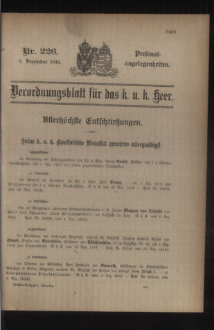 Kaiserlich-königliches Armee-Verordnungsblatt: Personal-Angelegenheiten 19161209 Seite: 27