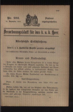 Kaiserlich-königliches Armee-Verordnungsblatt: Personal-Angelegenheiten 19161216 Seite: 63