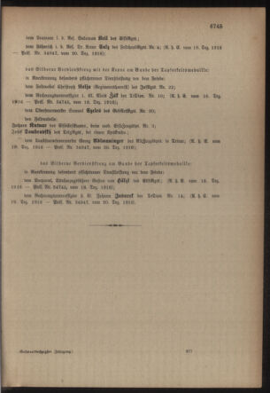 Kaiserlich-königliches Armee-Verordnungsblatt: Personal-Angelegenheiten 19161228 Seite: 17