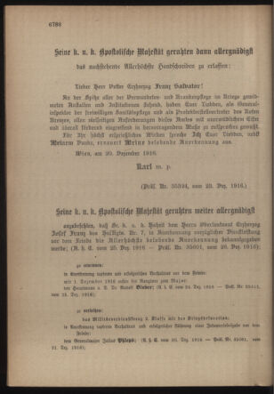 Kaiserlich-königliches Armee-Verordnungsblatt: Personal-Angelegenheiten 19161230 Seite: 2